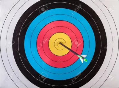 TIR À L'ARC : Combien de points vaut la zone rouge au tir à l'arc ?