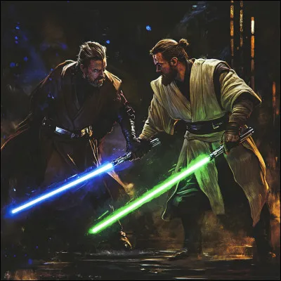 C&ocirc;t&eacute; lumineux : vos mouvements au sabre laser, en combat, sont...