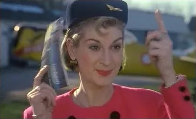 Qui est cette com&eacute;dienne dans "Suivez cet avion" en 1989 ?