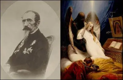 On reste un instant dans le domaine de la peinture. Membre de l'Institut de France, Horace Vernet a vu le jour le 30 juin 1789 &agrave; Paris o&ugrave; il est mort le 17 janvier 1863. ''L'Ange et la Mort'' est-il un de ses tableaux ?