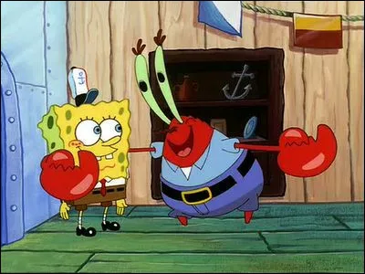 Quel est le nom français du crabe dans ''Bob l'éponge'' ?