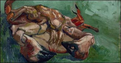 Quel peintre néerlandais est l'auteur de ce tableau intitulé ''Crabe sur le dos'' ?
