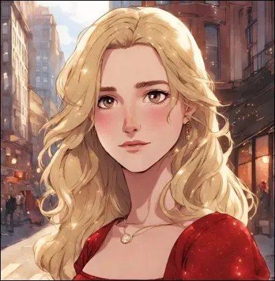 De quelle couleur sont les chouchous dans les cheveux de Ro sur la photo avec Bo ?