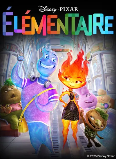 Dans "Élémentaire", que se passe-t-il lorsque Flam marche sur des cristaux colorés ? 
Date de sortie : juin 2023.