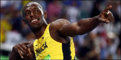 Qui est ce Jamaïcain détenteur de records sur 100 m et 200 m ?