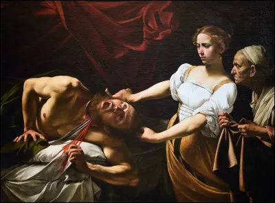 On doit le tableau "Judith et Holopherne" au Caravage.
