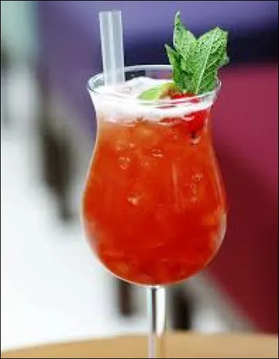 Mes invités boivent le cocktail que j'ai (servir).