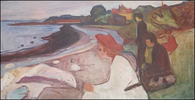 Qui a peint "Jeunes gens au bord de la mer" ?