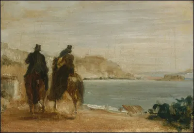 Qui a peint "Promenade au bord de la mer" ?