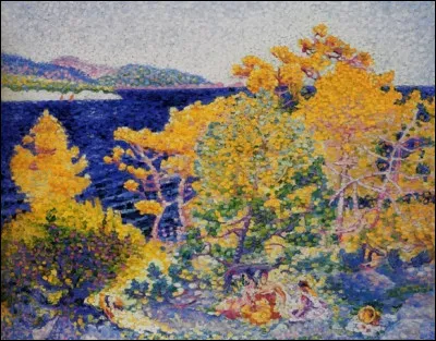 Qui a peint "La sieste au bord de la mer" ?