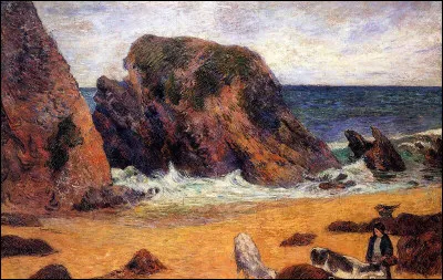 Qui a peint "Vaches au bord de la mer" ?