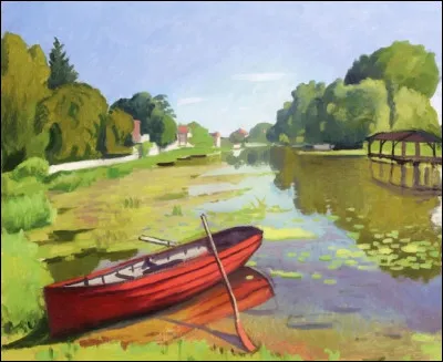 À qui doit-on "La Barque rouge" ?