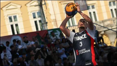 L'équipe masculine française de Basket 3 x 3 Remporte la médaille de bronze contre l'Allemagne.