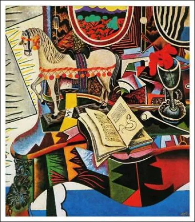 Qui a représenté "Le Cheval, la Pipe et la Fleur rouge" ?