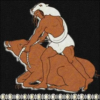 Pour quatrime mission, Hracls doit capturer vivant le sanglier d'Erymanthe. Pendant cette mission, le hros accomplira une de ses actions secondaires. Laquelle est-ce ?