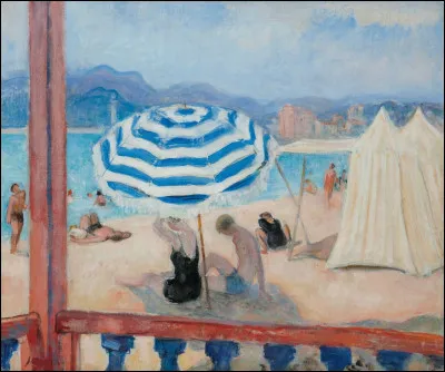 Qui a peint "Le Parasol bleu" ?