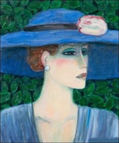 Qui est l'auteur du tableau intitulé "La Capeline bleue" ?