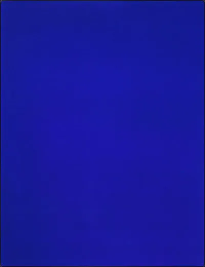 À qui doit-on ce monochrome bleu ?