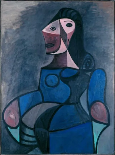 À qui doit-on le tableau intitulé "Femme en bleu" ?