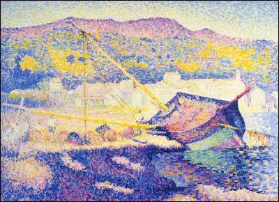 Qui a peint "La Barque bleue" ?