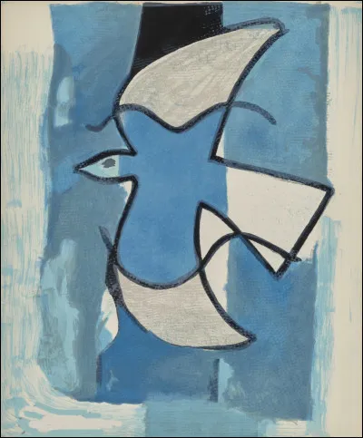 Qui a représenté "L'Oiseau bleu et gris" ?