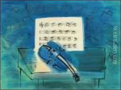 Qui a peint "Le Violon bleu" ?