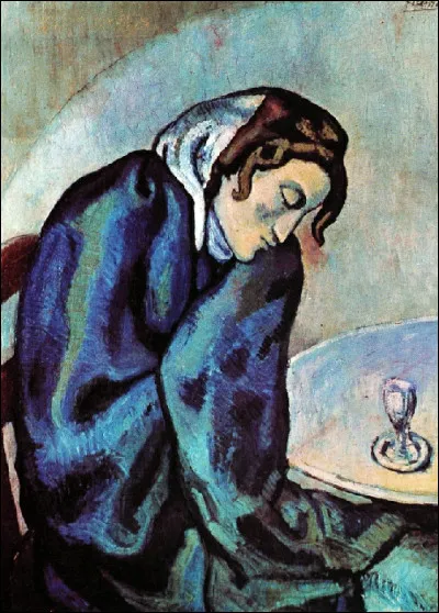À quoi correspond la fameuse "période bleue" de Pablo Picasso ?