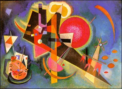 Qui a réalisé la toile nommée "Dans le bleu" ?