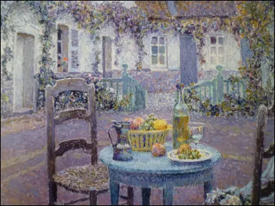 Qui a peint "La Table bleue à Gerberoy" ?