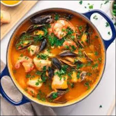 De quelle vieille expression viendrait le nom d'une fameuse soupe marseillaise servie avec des croûtons aillés et de la rouille ?