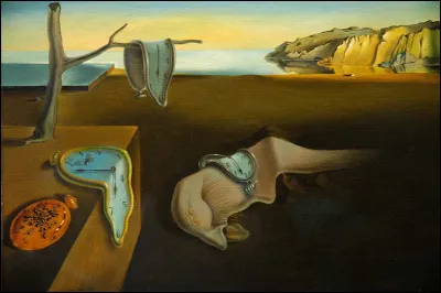 Ce tableau se nomme "La Persistance de la mémoire", fait par Salvador Dali en 1931 (huile sur toile). Dali fut un grand acteur, notamment grâce à des tableaux comme celui-ci, d'un certain mouvement...