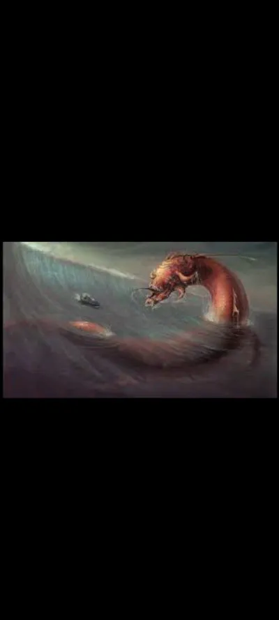 Imagine-toi en pleine mer sur un petit bateau de pêche et là, un gros truc passe en dessous de toi ; quelle est ta réaction ?