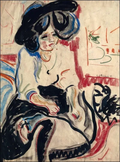 Est-ce lui qui a représenté cette "Jeune Femme avec une cigarette" ?