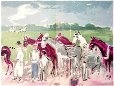 Est-ce la toile de van Dongen, intitulée "Soins donnés aux chevaux" ?