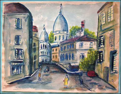 Est-il l'auteur du tableau intitulé "Le Sacré-Cur de Montmartre" ?
