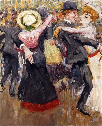 Est-ce van Dongen qui a immortalisé cette scène au "Moulin de la Galette, ou la Matchiche" ?