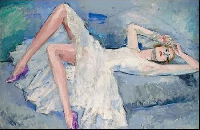 Est-ce van Dongen qui est l'auteur de la fort jolie toile nommée "Les escarpins mauves" ?