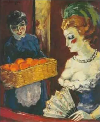 Est-ce van Dongen qui a peint "Femme et Vendeuse d'oranges " ?