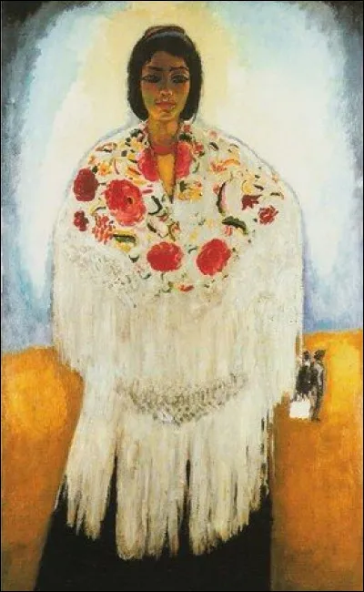 Ravissant châle encore. La muse pose-t-elle pour van Dongen ?