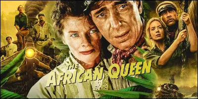 Quelle actrice accompagne Humphrey Bogart dans "L'Odyssée de l'African Queen" ?