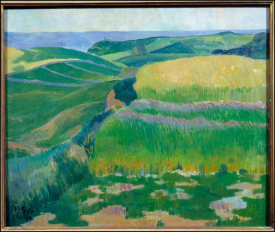 ''Les Blés sont verts au Pouldu" est un tableau de l'artiste :