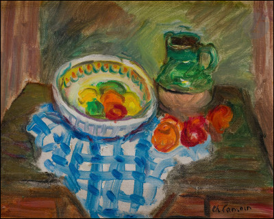 À qui doit-on cette "Nature morte au pichet vert" ?