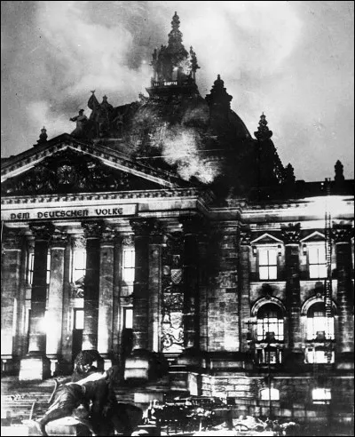 La nuit du 27 au 28 février, un incendie a lieu dans un bâtiment politique berlinois. Lequel ?