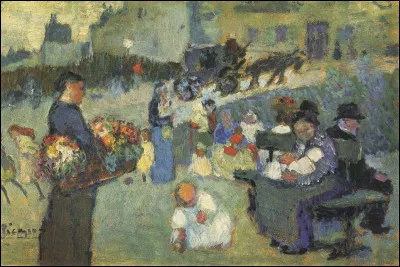 Qui a peint "La marchande de fleurs" ?