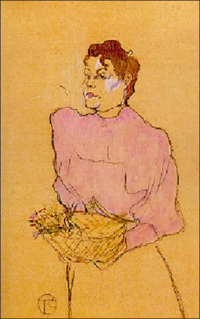 Qui a peint "La vendeuse de fleurs" ?