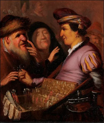 Qui a peint "Le vendeur de lunettes" ?