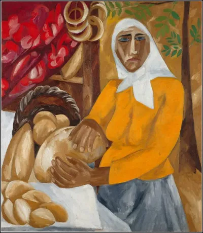 Qui a peint "La vendeuse de pain" ?