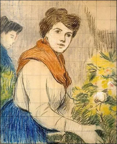 Qui a peint "Vendeur de fleurs" ?