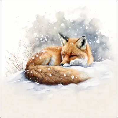 Combien de temps dorment les renards roux ?