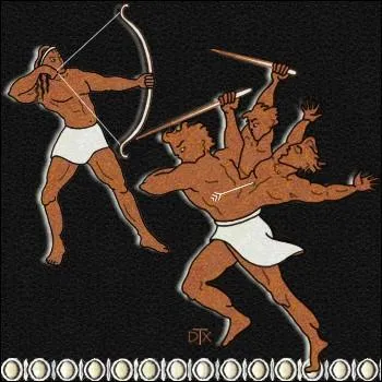 Ayant vent des meurtres commis par Hracls, le gant Gryon, fils du titan Okanos, court pour attaquer le hros. Comment ce dernier le tue-t-il ?